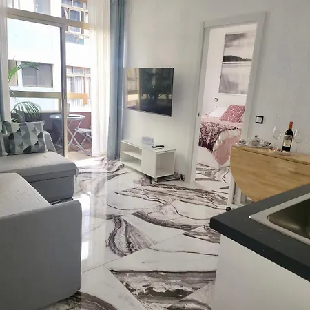 Apartmán 2 Bedrooms Flat + Balcony + Parking At Canteras